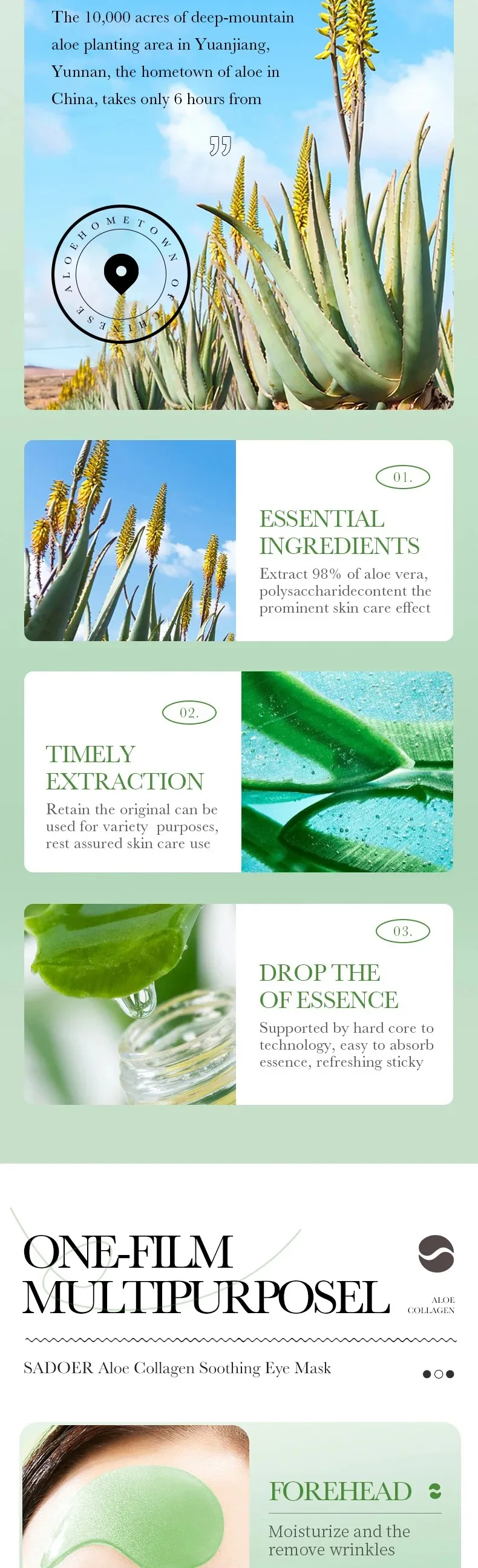 DEW Aloe Collagen Eye Patches — photo 5
