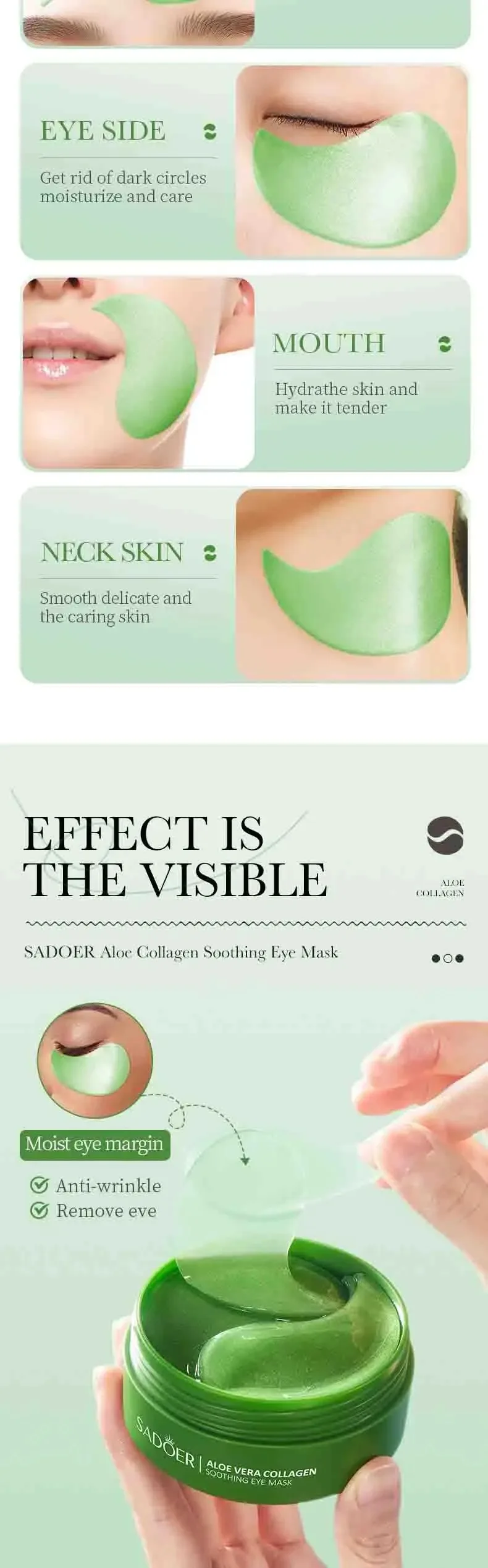 DEW Aloe Collagen Eye Patches — photo 6