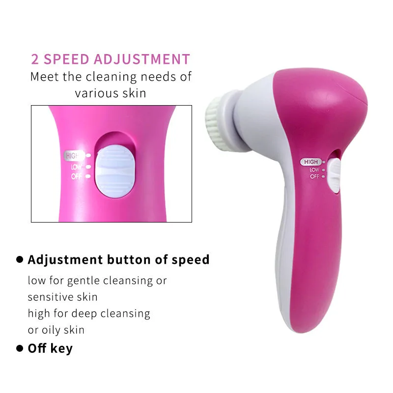 AURA 5-in-1 Electric Facial Cleansing Brush — photo 3