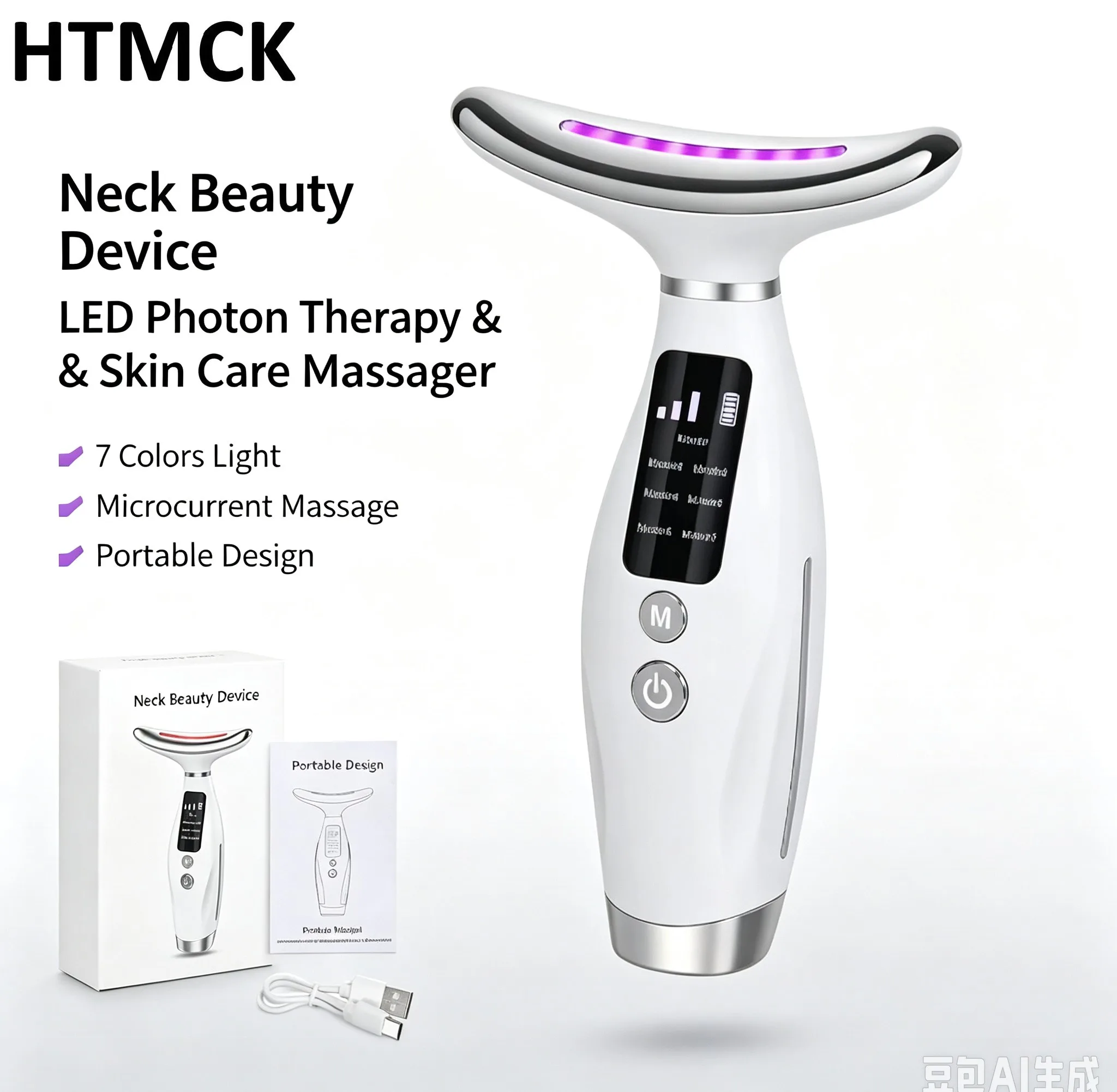 LUMEN 7-Colour LED Neck & Face Wand