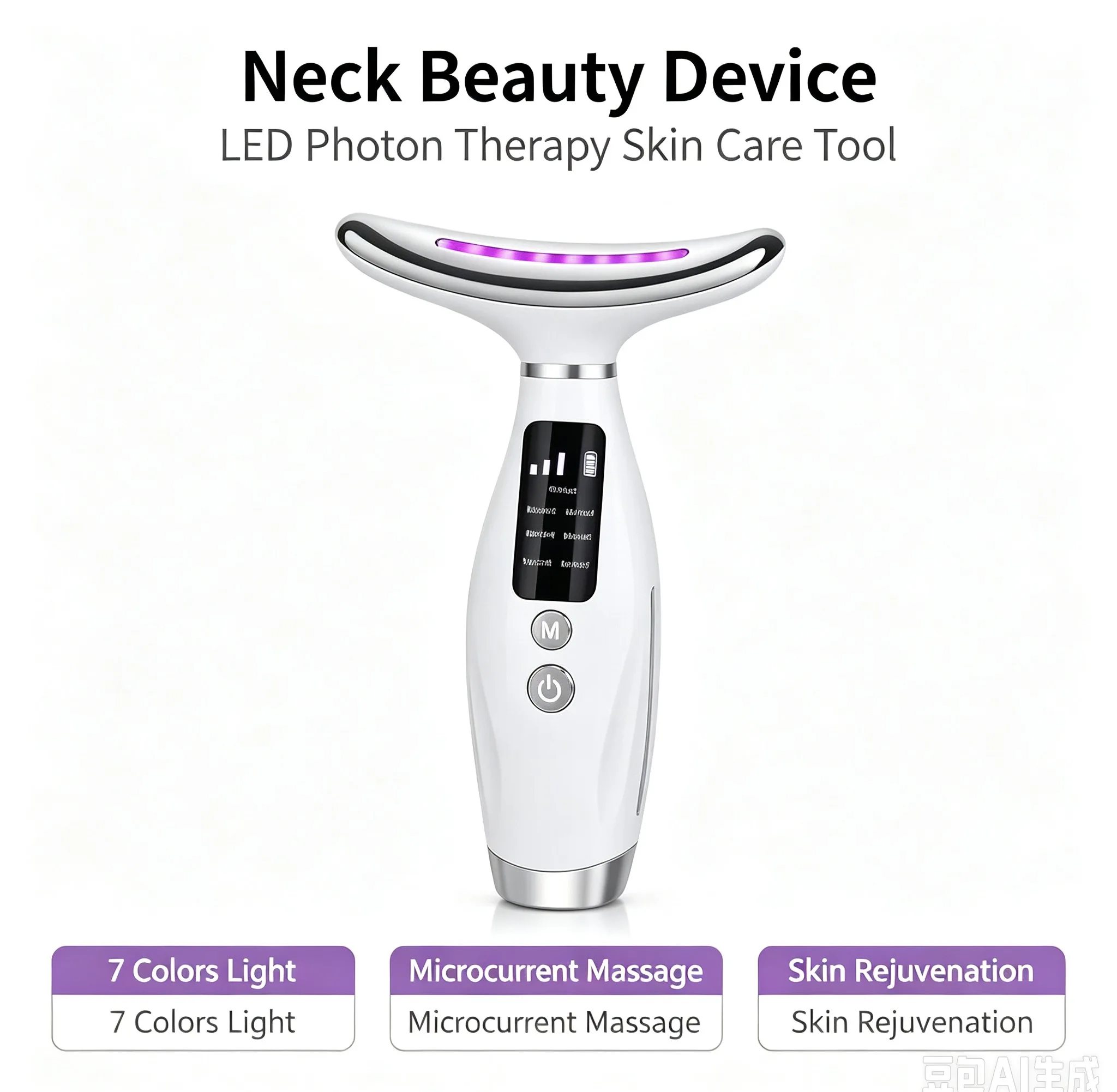 LUMEN 7-Colour LED Neck & Face Wand — photo 2