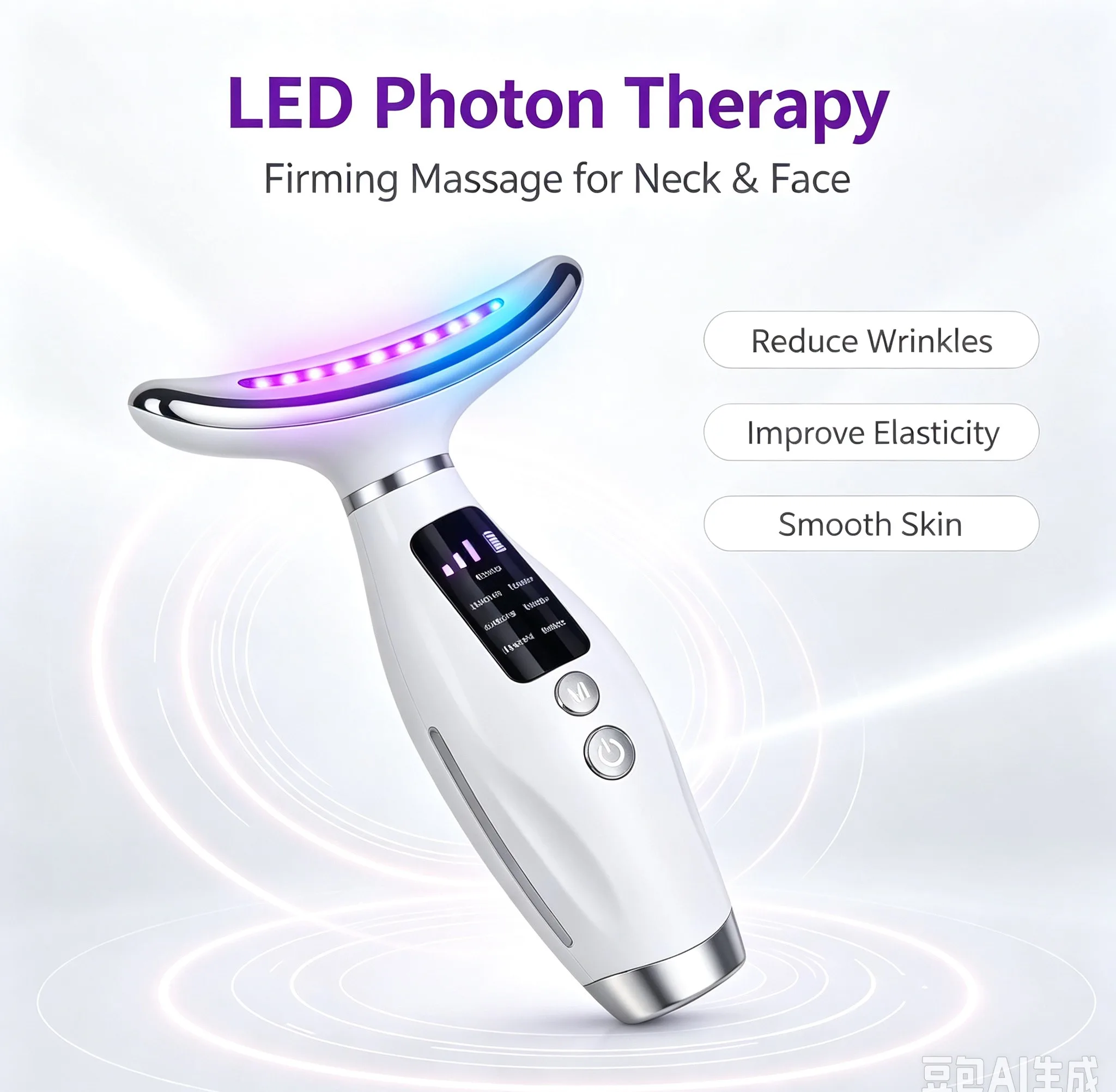 LUMEN 7-Colour LED Neck & Face Wand — photo 4
