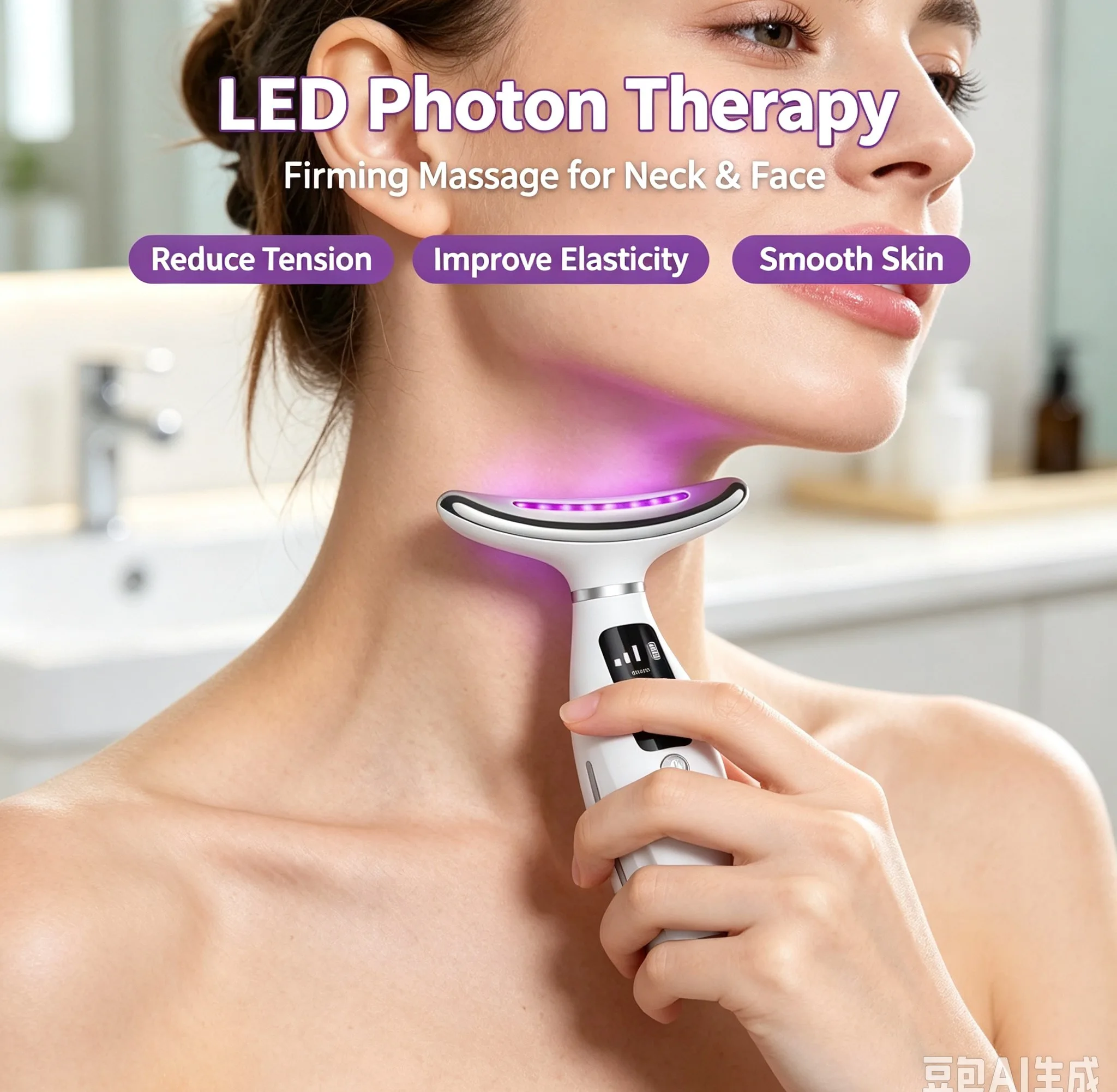 LUMEN 7-Colour LED Neck & Face Wand — photo 3