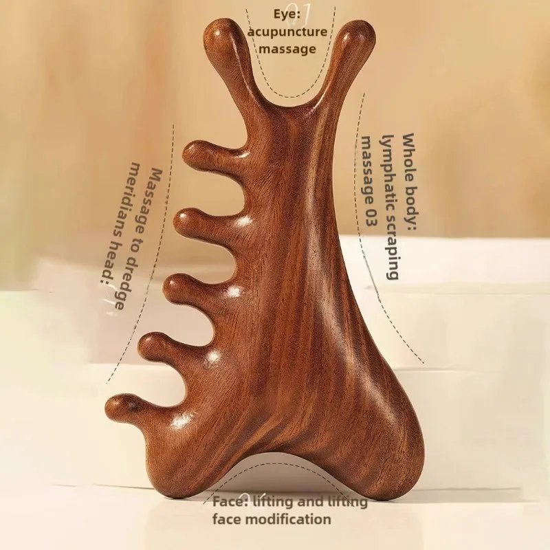 TERRA Sandalwood Meridian Massage Comb