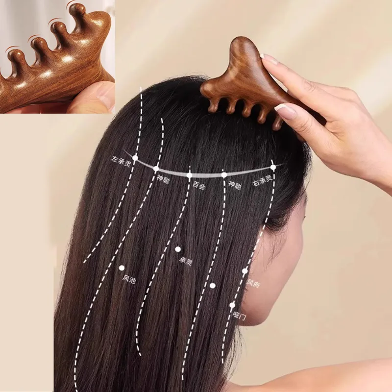 TERRA Sandalwood Meridian Massage Comb — photo 3
